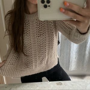 MADEWELL chunky knit sweater